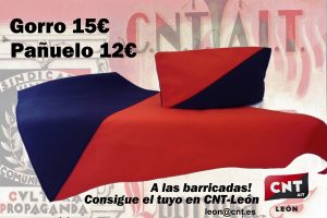 Lee más sobre el artículo Gorros y Pañuelos milicianos del sindicato en León, CNT.