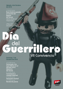 Lee más sobre el artículo Día del Guerrillero 2018. VII Convivencia en El Torno (Cáceres)