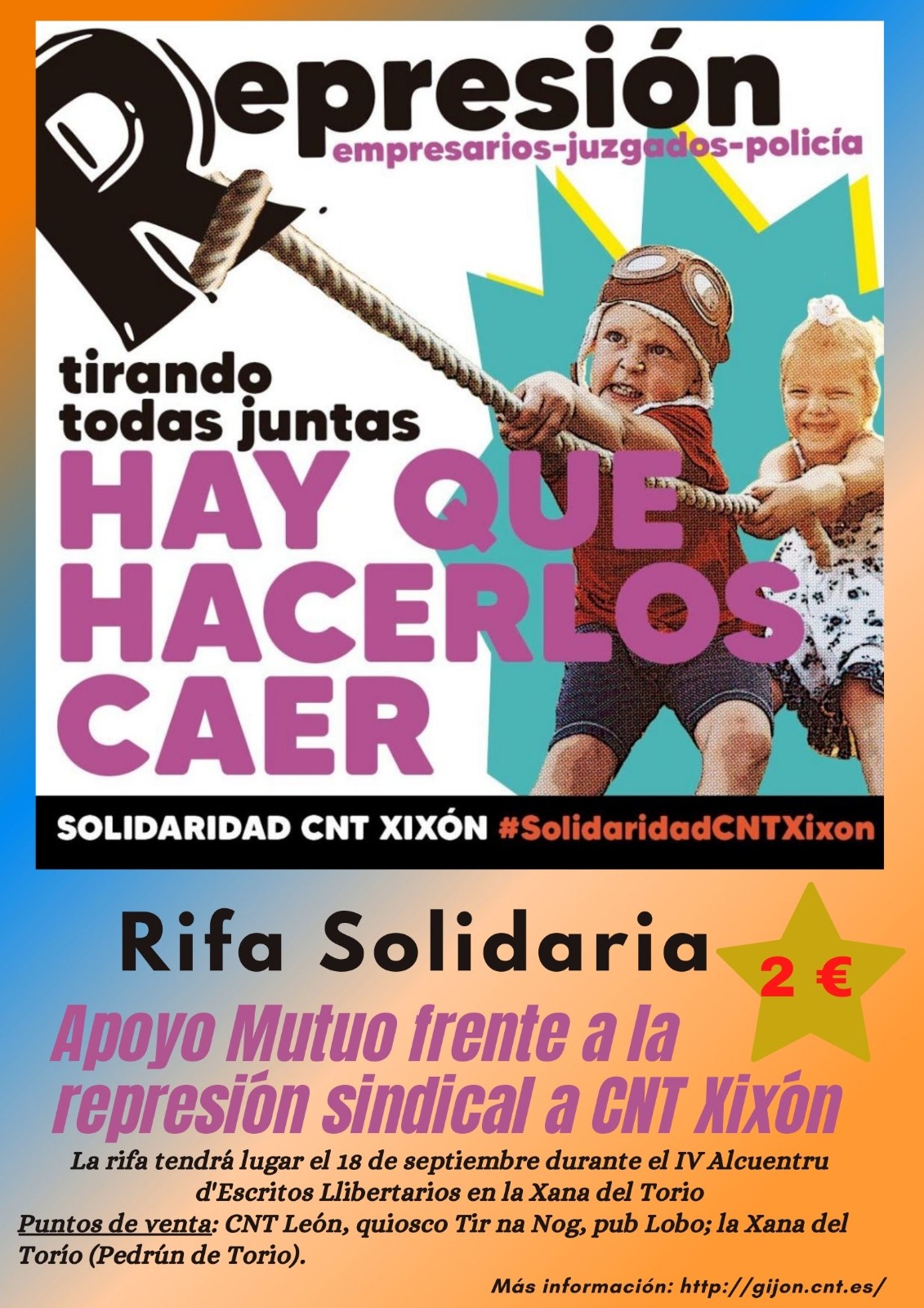 En este momento estás viendo Alcuentru y CNT de León en solidaridad con lxs condenadxs de La Suiza en Gijón