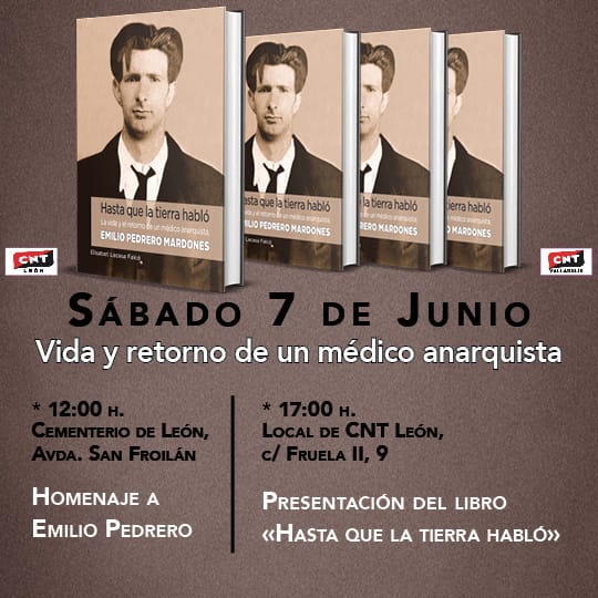 En este momento estás viendo Homenaje a Emilio Pedrero: «Vida y retorno de un médico anarquista»