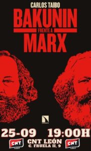 Lee más sobre el artículo Charla/presentación: BAKUNIN FRENTE A MARX