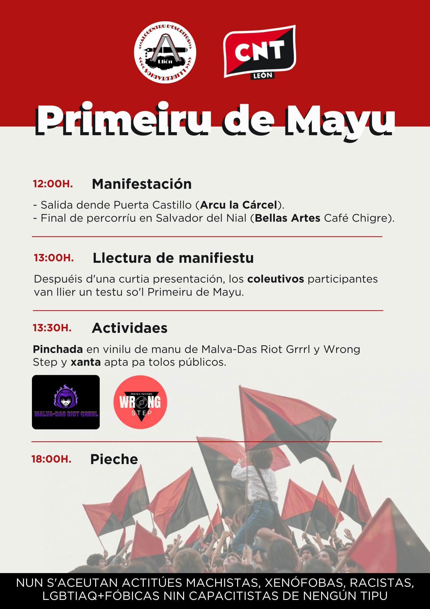 En este momento estás viendo 1 DE MAYO EN LEÓN: